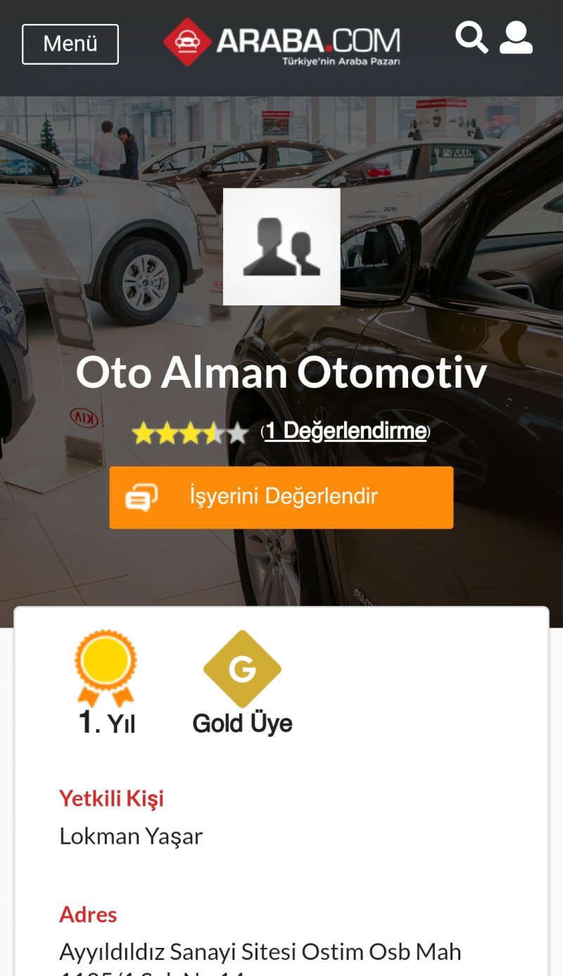 Firmamız araba.com üyesidir